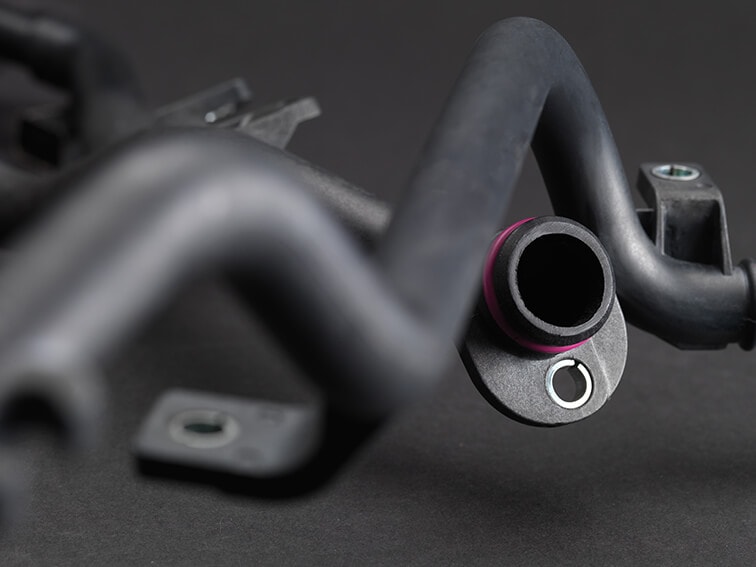 Gas assist tube